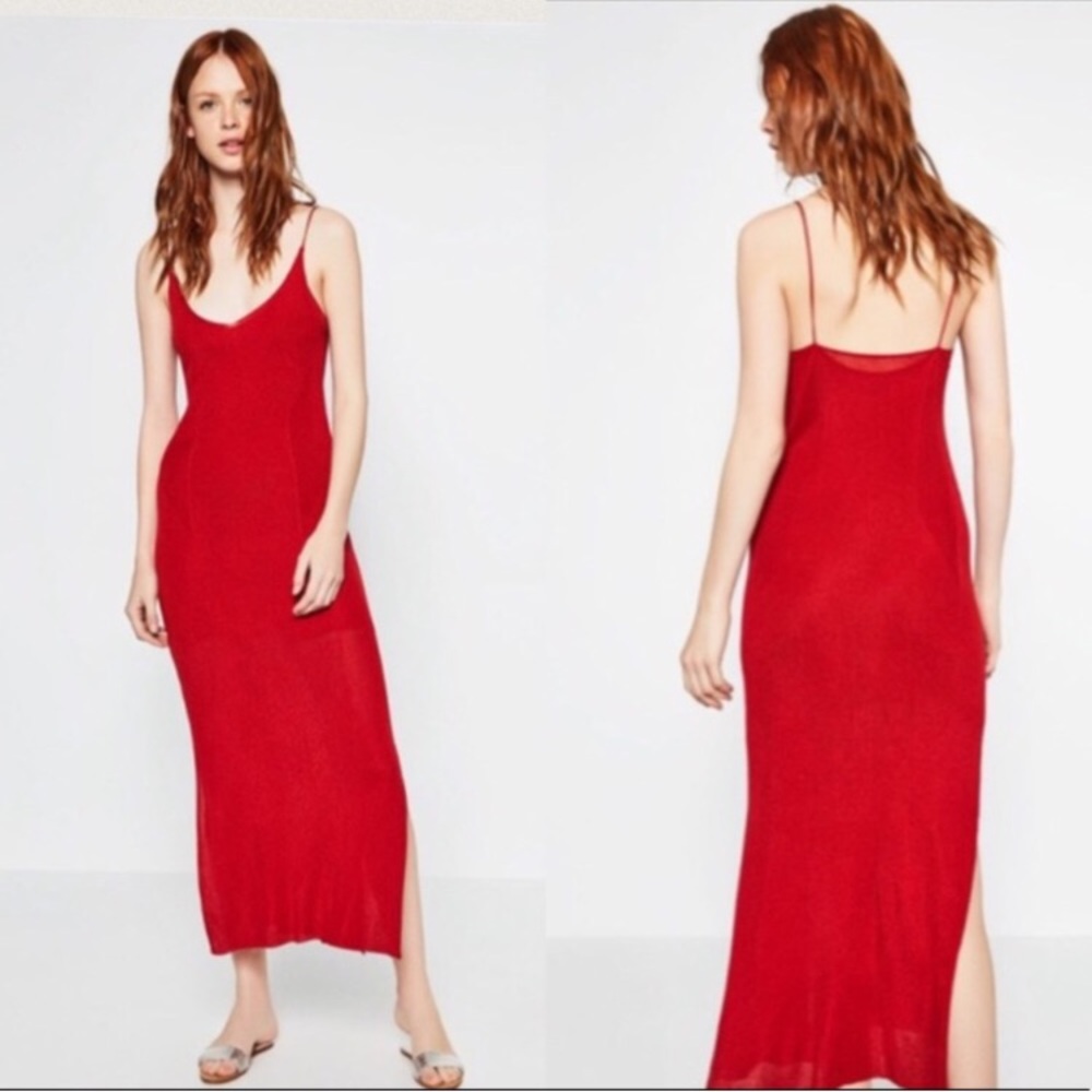 Limited edition Zara Knit Maxi Dress